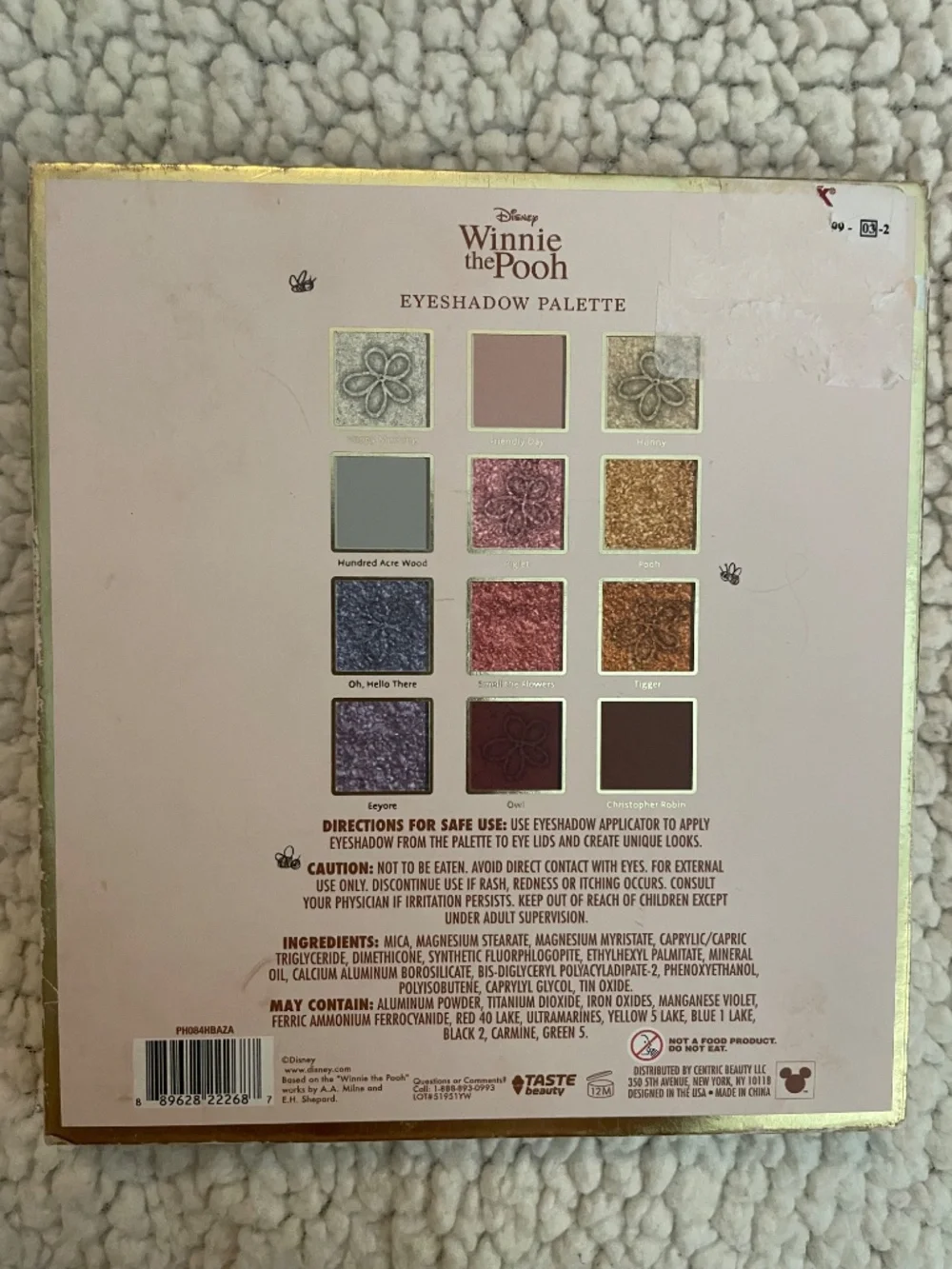 Winnie the Pooh Eyeshadow Palette NWT